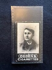 1901 Ogdens THOMAS EDISON No 14 Trading Card (Lone Jack Duke N76) picture