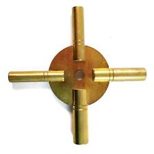 Brass Blessing 4 Sizes Clock Keys 5 Prong Clock ODD Numbers Winding Tools 5189 picture