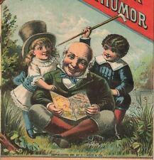 1880s Hoods Sarsaparilla Cook Book Wit Humor Trade Card CP122 picture