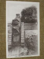 Original WWI Photo Postcard FRENCH RENAULT FT FT17 TANK 37mm GUN Top View 705 picture