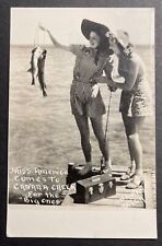 Miss America Comes to Canada Creek Onaway Michigan RPPC AZO For the Big Ones picture