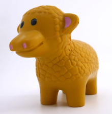 Vintage Rare Virgin Hotel Sheep Strell ball relief figure SNOOZY Dallas YELLOW picture