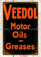 Veedol motor oils greases metal tin sign metal tile wall art picture