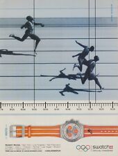2004 Swatch Watches - Athens Olympics Track Runners Usain Bolt? - Print Ad Photo picture