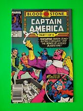 Captain America #357 - Bloodstone Hunt Pt 1 - Newsstand Marvel Comics 1989 picture