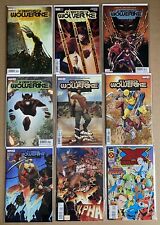 Lot of 9 Comic Books X Deaths of Wolverine #1 Variant 2 3 4 Lives #3 Variant 3 5 picture