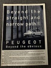 1991 Peugeot 405 Mi16 Sedan ad Peugeot USA picture