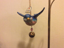 2012 Jim Shore Jingle Birds Bluebird Hanging Ornament w Tag Enesco NEW w/o Box picture