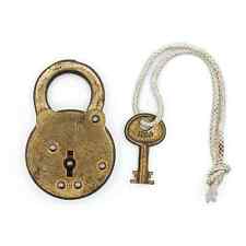 Working Antique Corbin Ironclad Six Lever Brass Padlock & Key 174-1 picture
