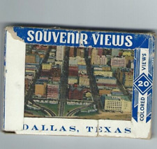 1940's Dallas, Texas Twenty Colored Souvenir  Views (With Two One Cent Stamps) picture