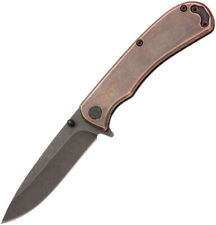 Browning Rivet Smooth Copper Stainless Folding D2 Steel Pocket Knife 0473 picture
