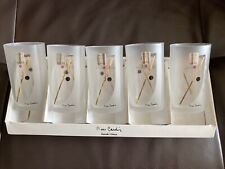 PIERRE CARDIN 5 Tumblers SET Vintage Sasaki glasses made in Japan Mid-Century  picture