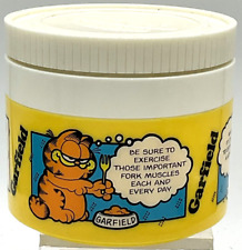 1984 Garfield Thermos Snak Jar 6.25 oz Insulated Container Lunch Jim Davis picture