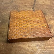 RARE Vintage 1900s William Graf Wooden Cigar Box (Milwaukee Wis)  Factory 534 picture