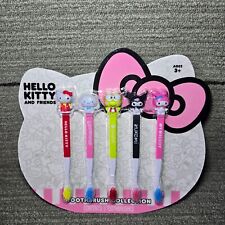 Hello Kitty And Friends Tooth Brush Collection Set Of 5 Sanrio Collectible *NEW* picture