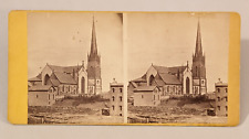 New Brunswick Canada J.R. Woodburn Stereoview Photo R.C. Cathedral picture