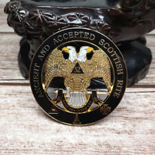 Masonic Car Badge Emblems Mason Freemason SCOTTISH RITE Symbol Gift Mason picture