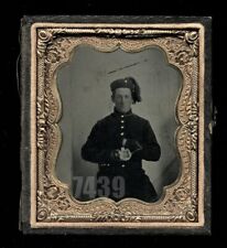 Young ID'd Civil War Soldier Holding Photo Killed in Action 1860s PIP KIA Rare picture