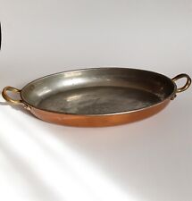 Vintage Copper Gratin/Fish Pan picture