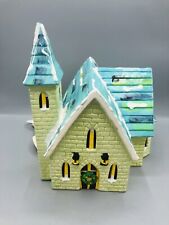 Vintage 1983 DEPT 56 Original  Christmas Snowhouse Series Stone Church Lighted picture
