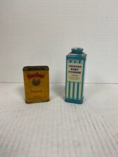 vintage display cans-mennen baby powder and homebrand turmeric picture