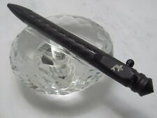 STUNNING HIGH QUALITY HEAVY EDC GEAR CARBON FIBER & BLACK SS BOLT ACTION PEN picture