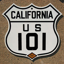 California CSAA US route 101 highway road sign auto club AAA San Francisco picture