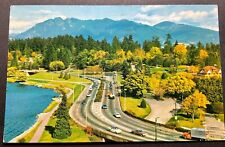 Vancouver Canada BC Postcard Causeway Entrance to Stanley Park Posted 1966 picture
