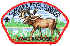 2013 National Jamboree CSP Glacier's Edge Council Patch Wisconsin WI Stag Moose picture