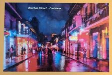 Postcard LA: Bourbon Street, New Orleans. Louisiana  picture