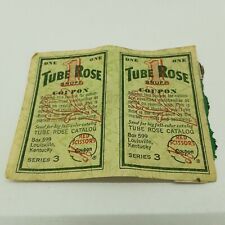 Tube Rose Snuff Red Scissors Ephemera Vintage 1971 Collectible Series 3 picture
