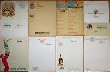 French Vintage Advertising Menu Collection of 41 Pieces, Cognac, Champagne, More picture