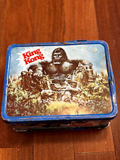 Vintage 1977  King Kong Metal Lunchbox  King Seeley no thermos, detached lid picture
