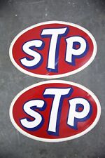 2 Vintage STP Decal Stickers Racing NASCAR Richard Petty Hood Decals NOS picture