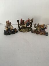 Vintage Boyds Bears & Friends LOT of 3 MIX Bearstone Figurines picture