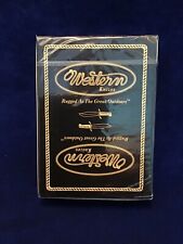 VINTAGE WESTERN CUTLERY COMPANY COLLECTIBLE SET /DECK OF PLAYING CARD-NOS picture