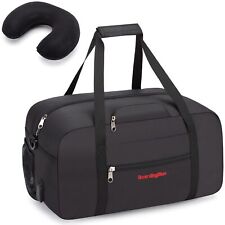 17x10x9 United Airline Personal Item Under Seat Duffel Bag With Free Pillow A... picture