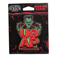 2020 Universal Studios Halloween Horror Nights UOAP Passholder Iron On Patch picture