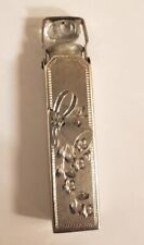 Antique Art Deco Sterling Silver And Glass Perfume Bottle picture