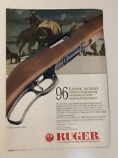 1997 Ruger 96 Lever Action Vintage Print Ad Advertisement pa15 picture
