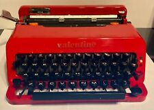 Vintage Olivetti VALENTINE Typewriter  Red 1969 Portable Manual Typewriter picture