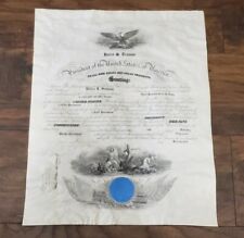 President Harry S. Truman Official Naval Appointment 1947 Document picture