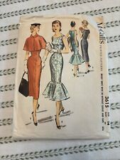 Vintage 50s Dress Pattern McCalls 3615 Size 14 picture