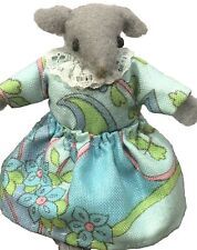 Tiny Vintage Handmade Sewn Mouse Wearing A Dress picture