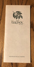 The Equinox Manchester Village, Vermont Travel Brochure  picture