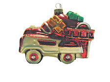 Old Car With Presents Christmas Ornament  4.5