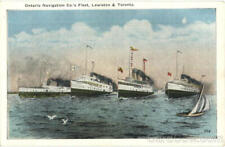 Canada Toronto,ON Ontario Navigation Co.'s Fleet Steamer Antique Postcard picture