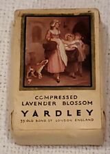 Vtg 1930s Yardley London 33 Old Bond St. Compressed Lavender Blossom 2