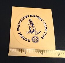 46 Vintage GEORGE WASHINGTON MASONIC STAMP CLUB COVERs - Years 1968 to 2000 picture