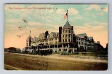 Narragansett Pier RI-Rhode Island Mathewson Hotel  Vintage Souvenir Postcard picture